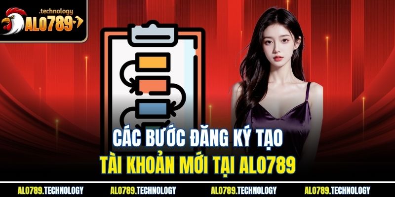 Các bước đăng ký tạo tài khoản mới tại Alo789
